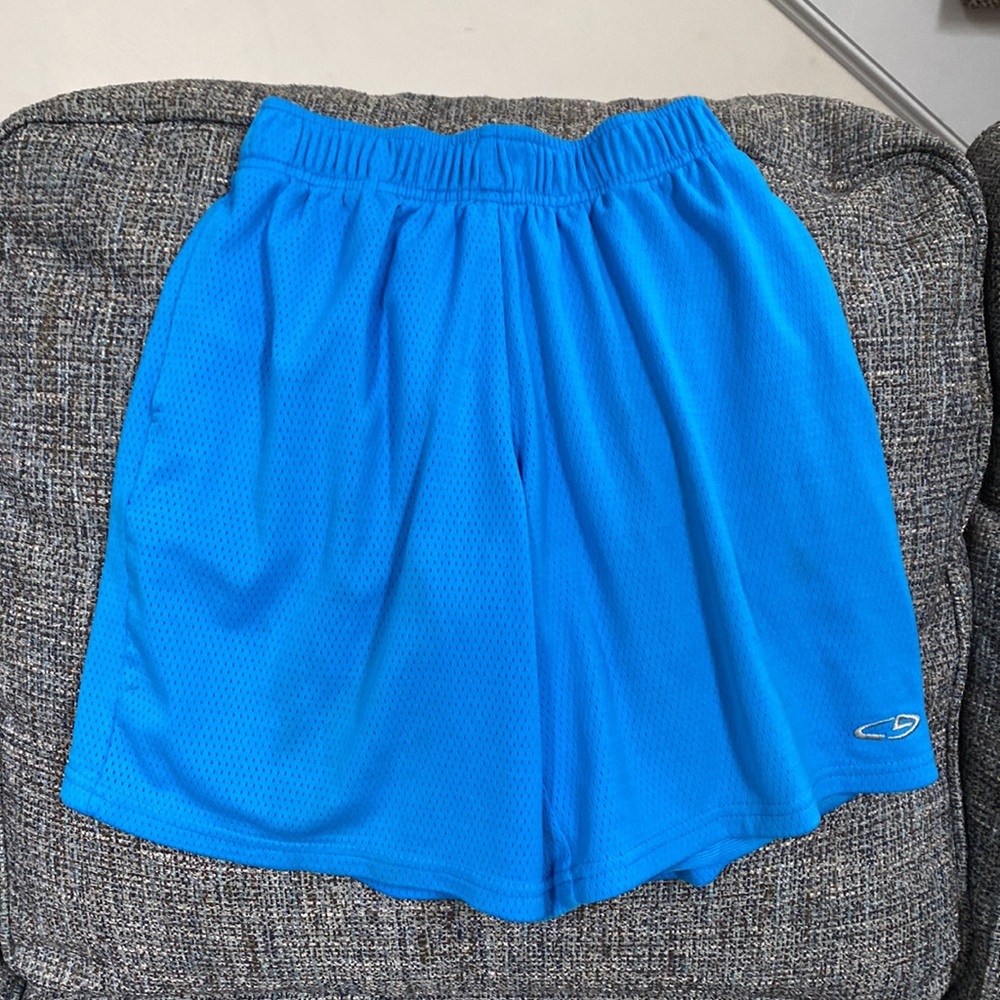 C9 by Champion Core Mesh Aqua Athletic Shorts, Size Youth M (8-10)